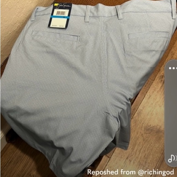 NWT Jack Nicklaus men’s “Infinity” blue UPF 50 stretch golf shorts, size 36 - Picture 6 of 15